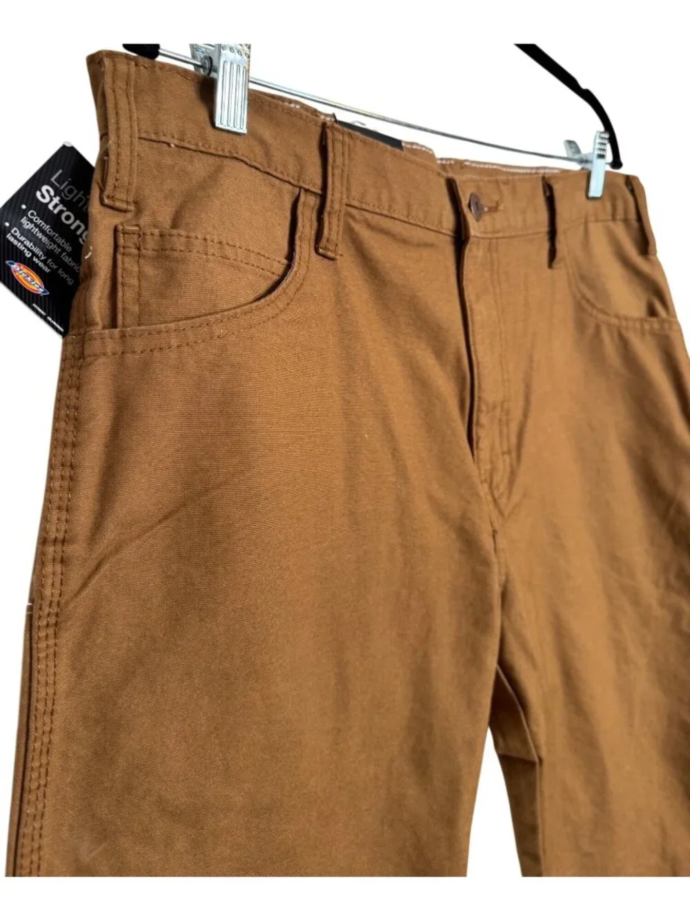 Dickies Carpenter Duck Pants 34/34 Straight Leg NWT Lightweight Canvas Cargo